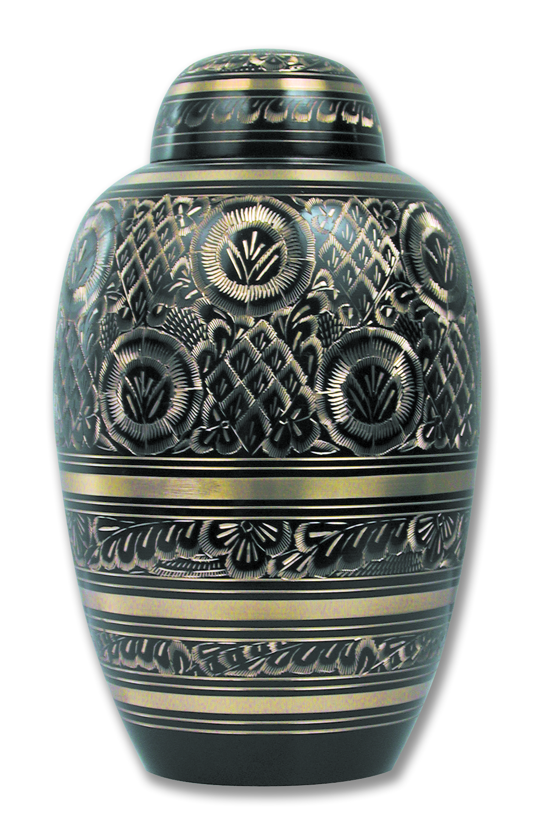 Black and Gold Urn