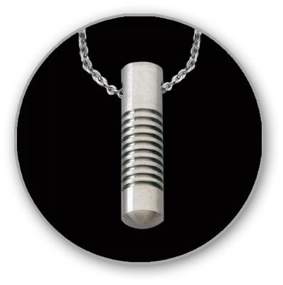 Titanium Cylinder Pendant