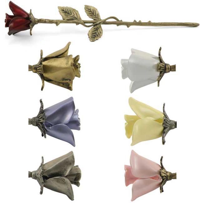 Brass Rose Keepsake Urn