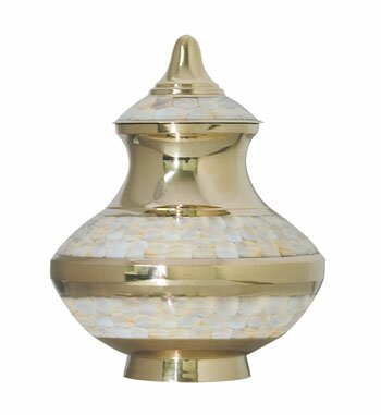 Mother of Pearl Urn