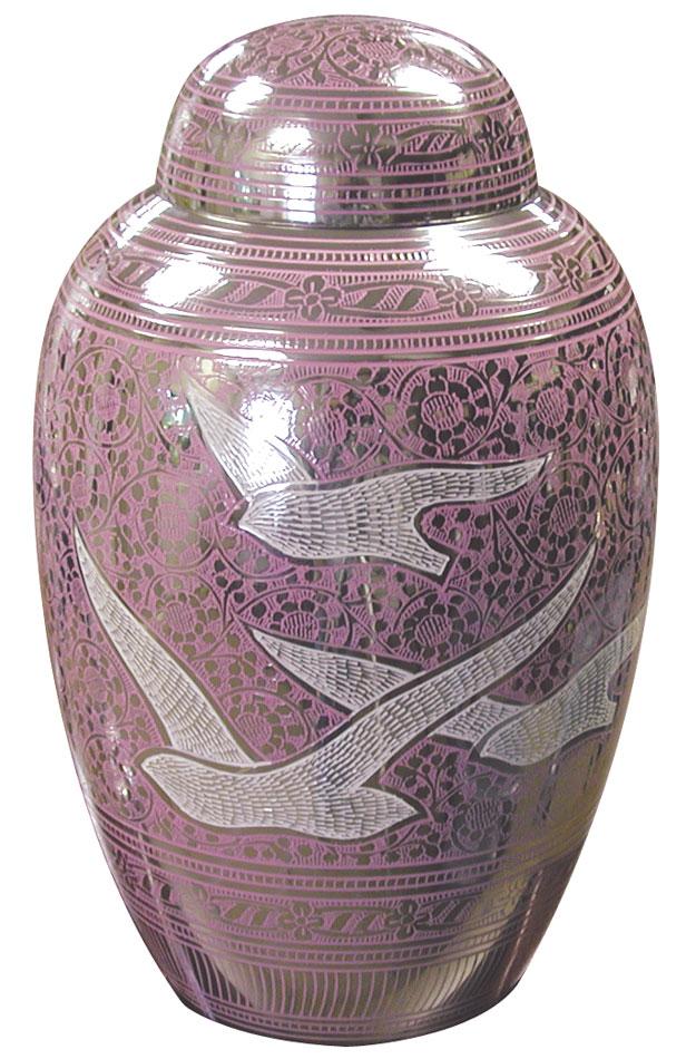 Pink Going Home Birds Urn