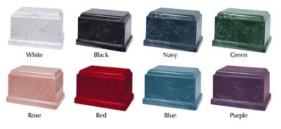 Crescent Marble Keepsakes Urn