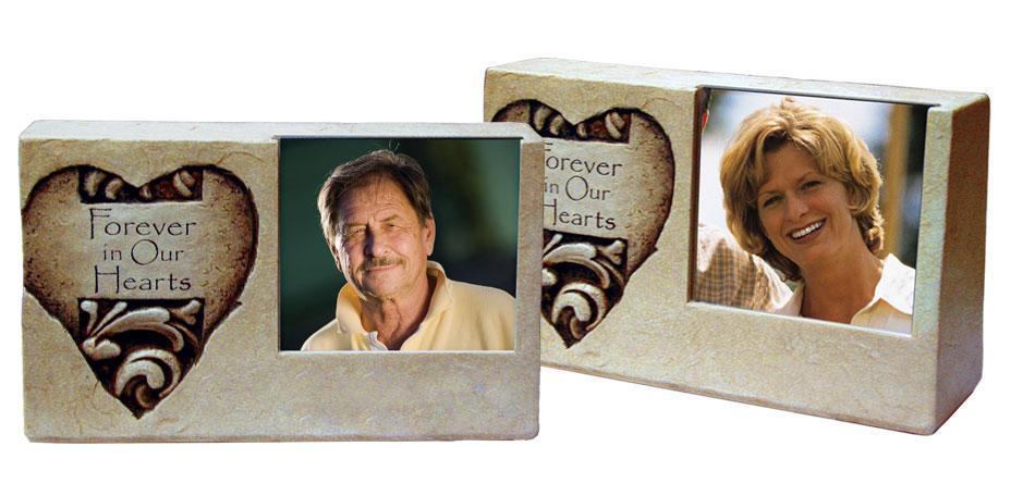 Forever Heart Photo Keepsake Urn
