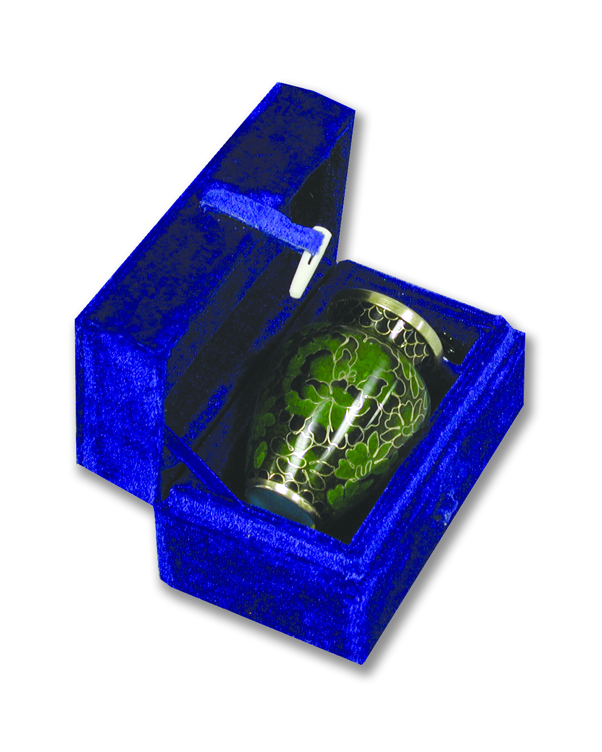 Green Cloisonne Keepsake Urn