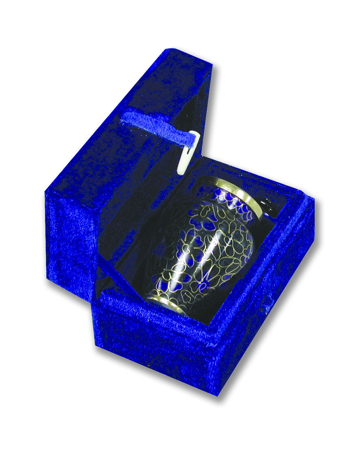 Indigo Cloisonne Keepsake Urn