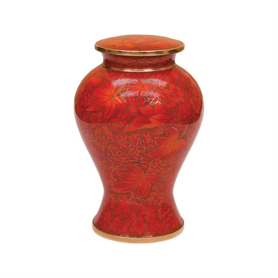 Autumn Leaves Urn