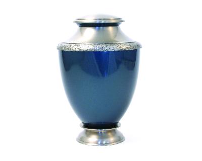 Artisan Indigo Urn