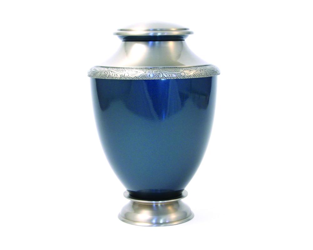 Artisan Indigo Urn