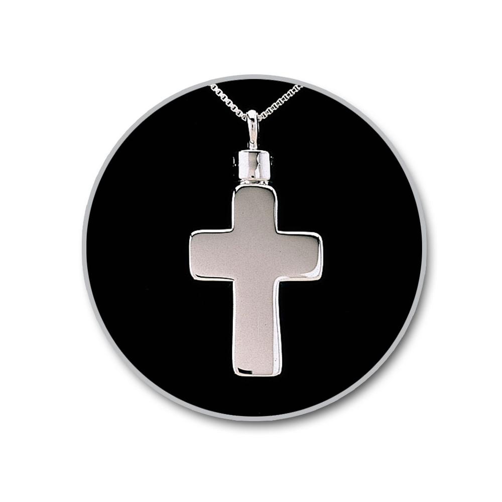 Large Sterling Silver Cross Pendant